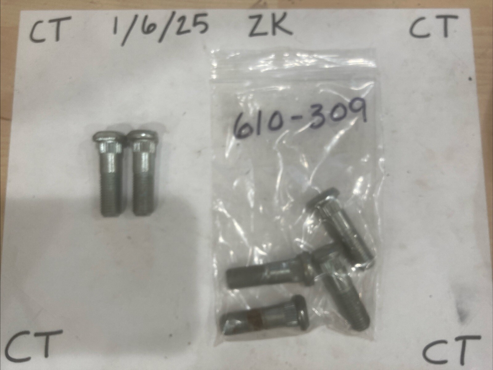 Wheel Lug Stud-Stud Dorman 610-309 (SOLD INDIVIDUALLY)