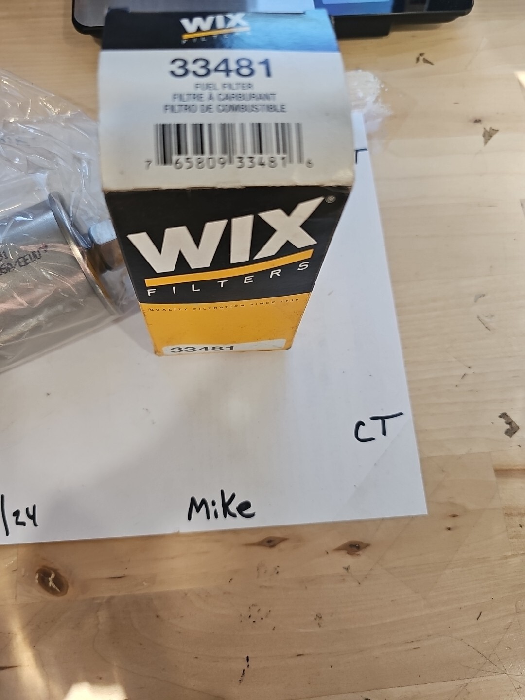 Wix 33481 Silverado Escalade Inline Steel Double Threaded Fuel Filter (F-3-5) - Image 4