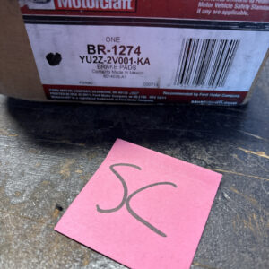 YU2Z-2V001-KA FORD OEM BRAKE PADS MOTORCRAFT BR-1274