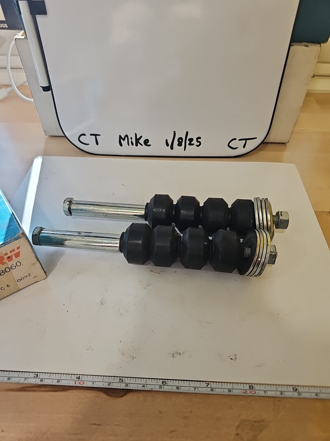 1 Box Of Two (2) TRW 18060 Suspension Stabilizer Sway Bar Link Kit - Front