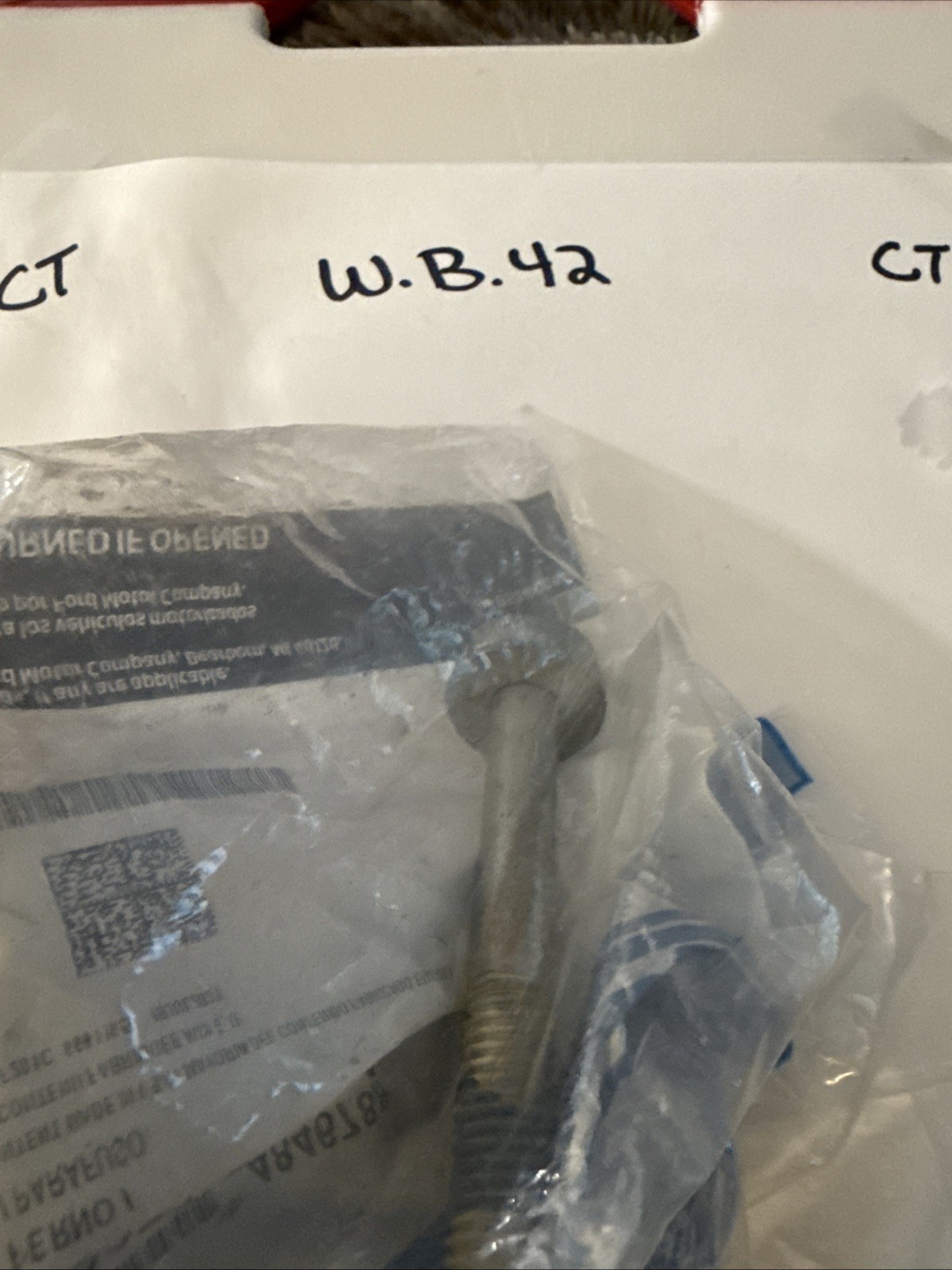 (1) Genuine Ford 2008/2018 TAURUS "BOLT" ROUND HEAD M12X1.75 X 88MM W713481-S439 - Image 3