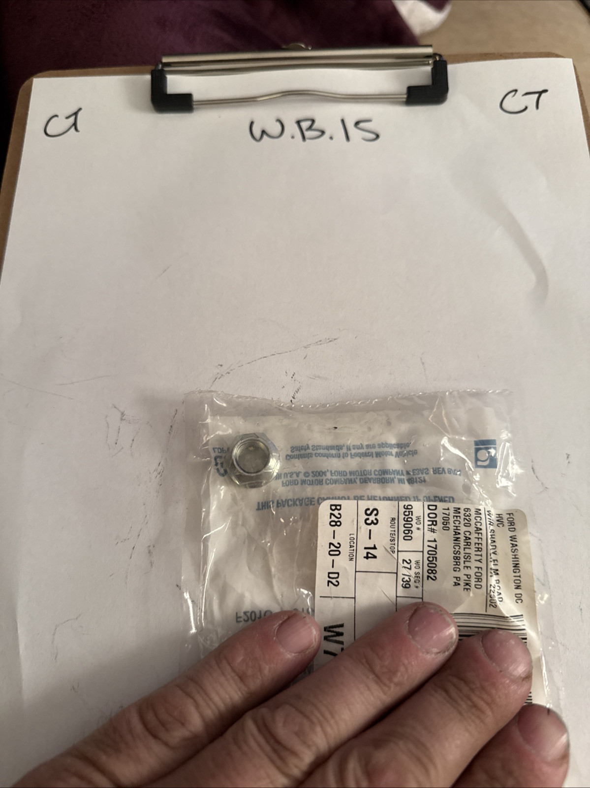 (1) Genuine Ford Nut W715234-S437 Sold Individually - Image 3