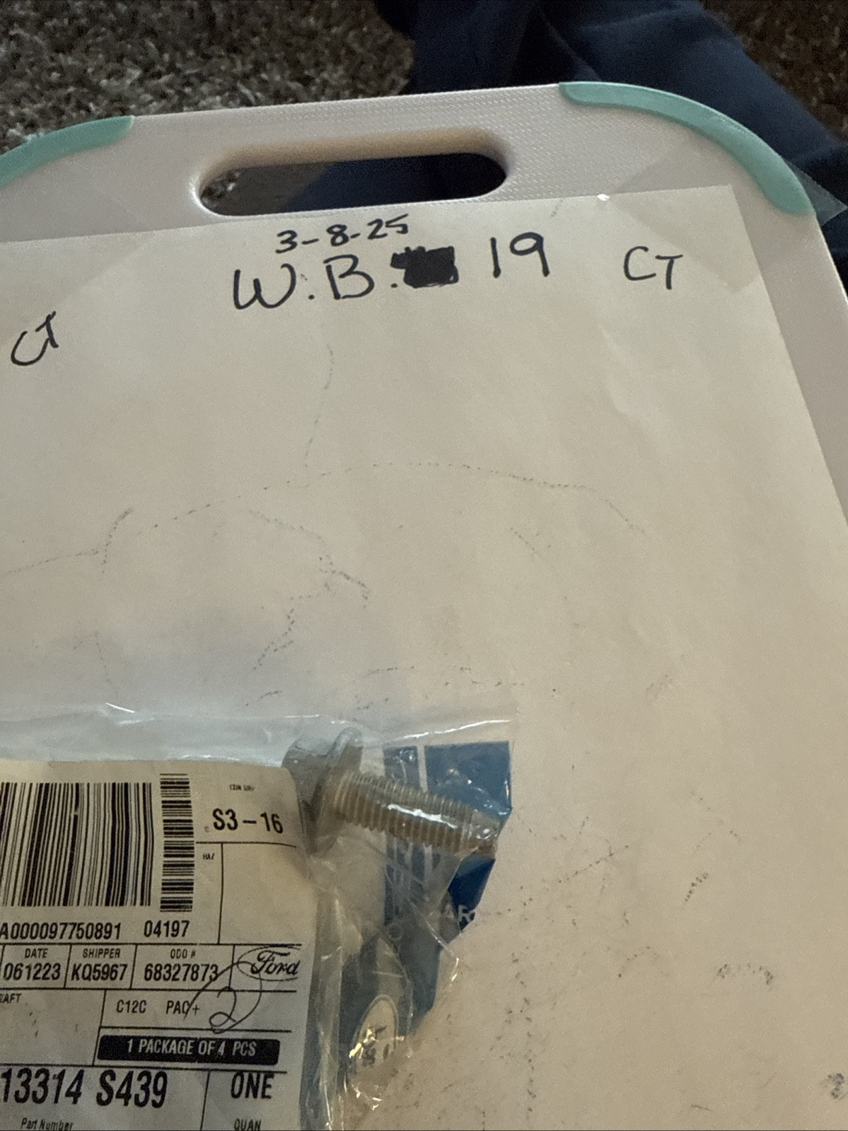 (1) Genuine Ford OE Bolt W713314-S439 Sold Individually - Image 3