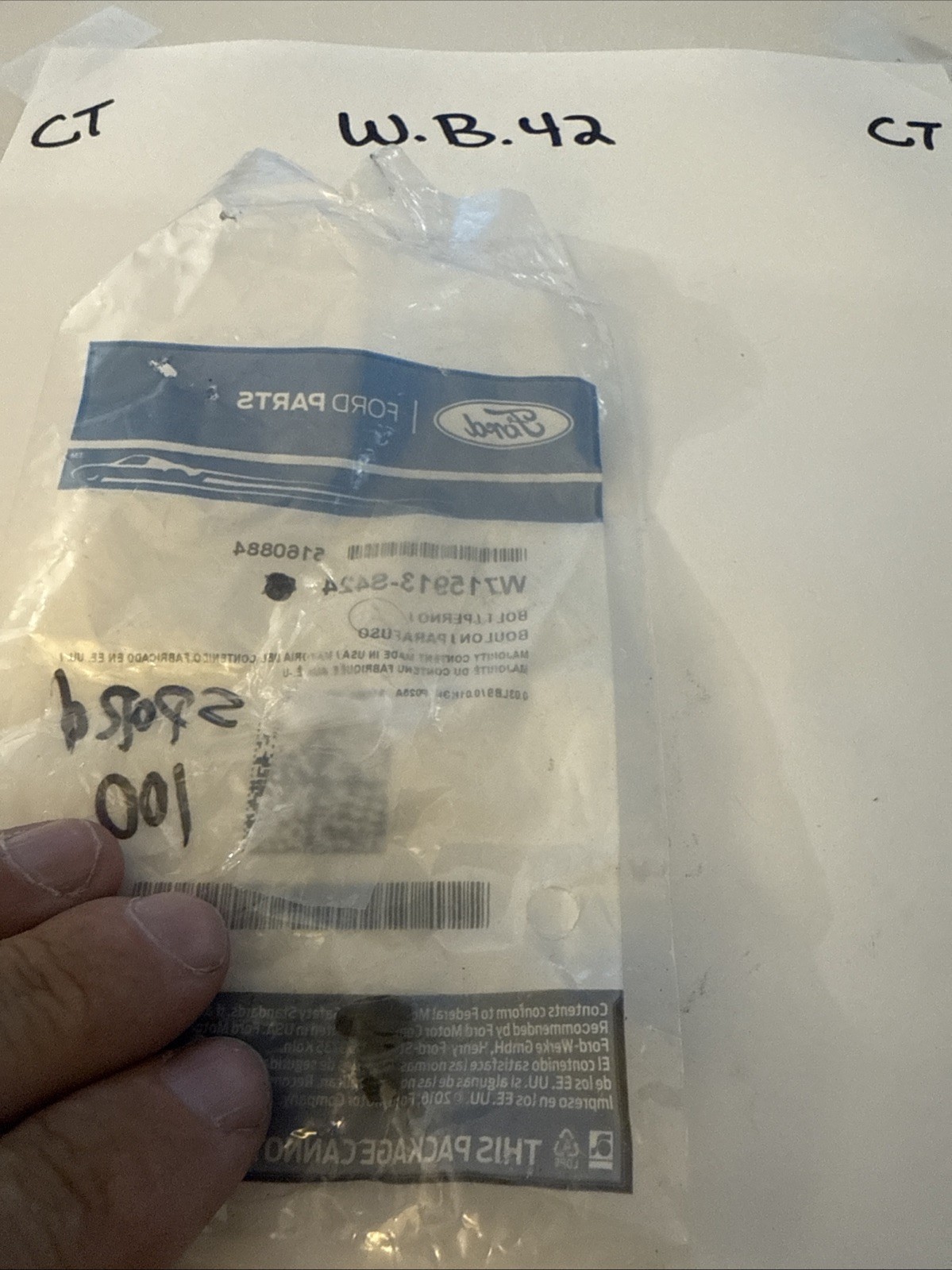 (1) Genuine Ford OE Bolt W715913-S424 Sold Individually - Image 3