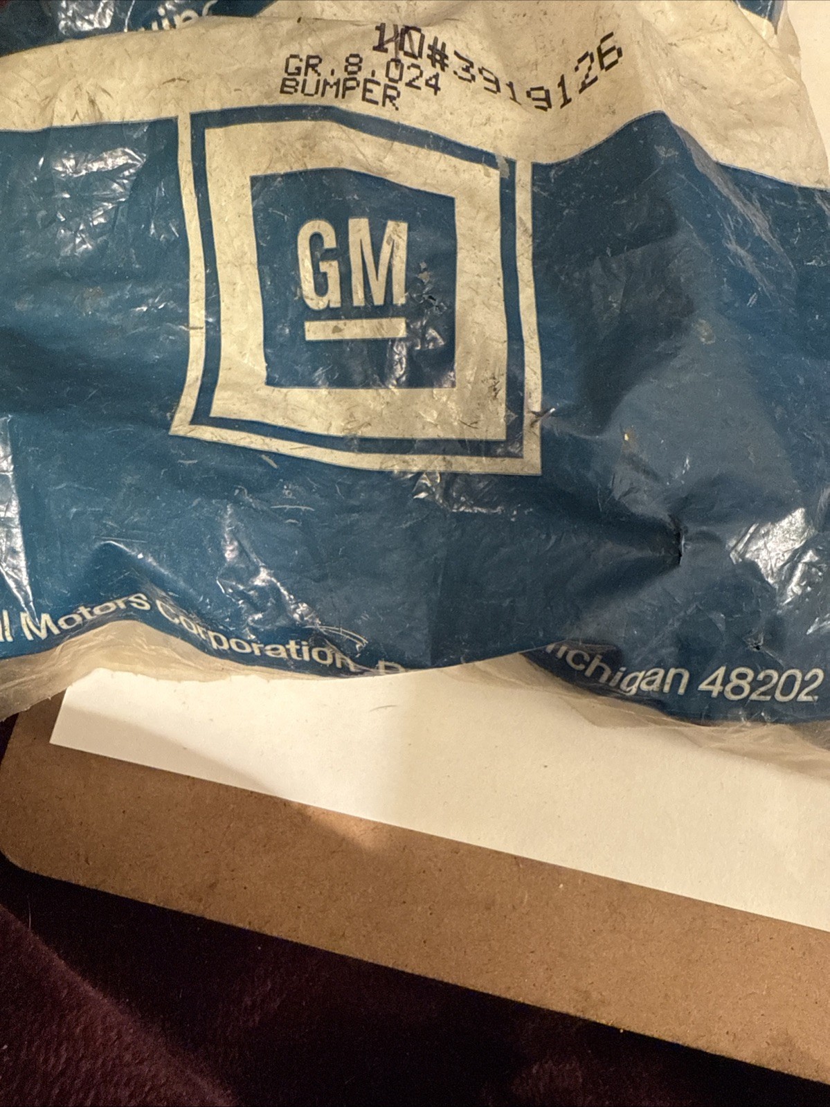 1 NOS 1967-1977 Chevy Camaro Chevelle Nova Impala Hood To Fender Bumpers 3919126 - Image 3