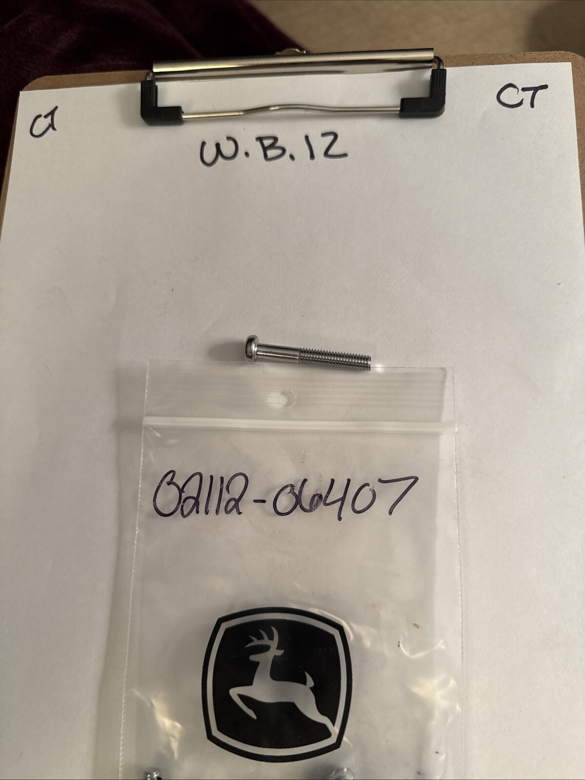 (1) Suzuki Screw (6 x 40), 02112-06407 Sold Individually (1) Screw Only