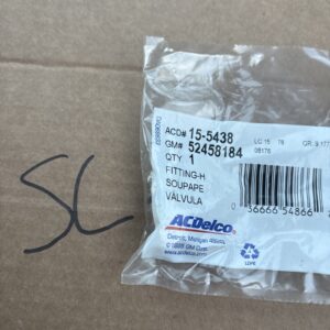 15-5438 AC Delco GM 52458184 A/C Service Valve Olds Savana Yukon Cutlass Sedan