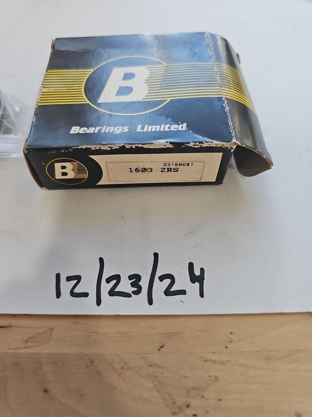 1623 2RS SEALED BALL BEARING 5/8 ID X 1-3/8 OD X 7/16W Bearings Limited - Image 3