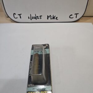 1/8" MNPT x 2" Long Yellow Brass Pipe Nipple  Motormite Brass-Tite