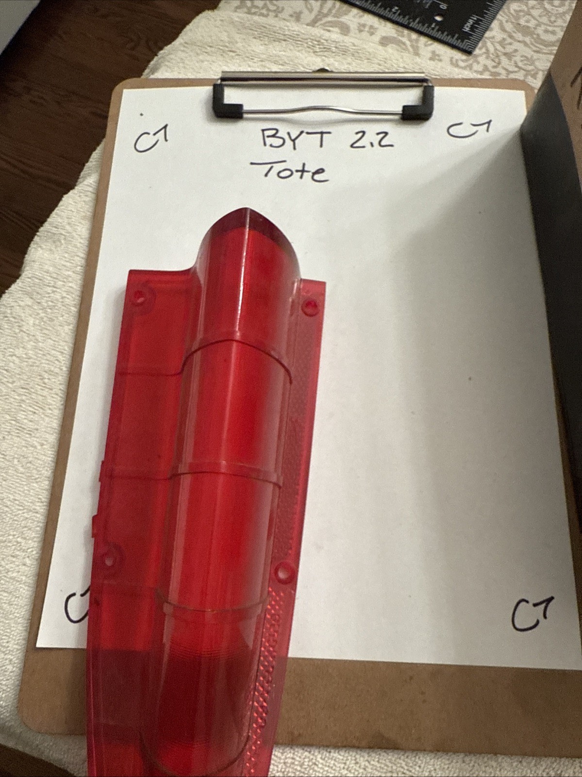 1960 OLDSMOBILE RH TAILLIGHT LENS 1 GUIDE 5950904 - Image 5