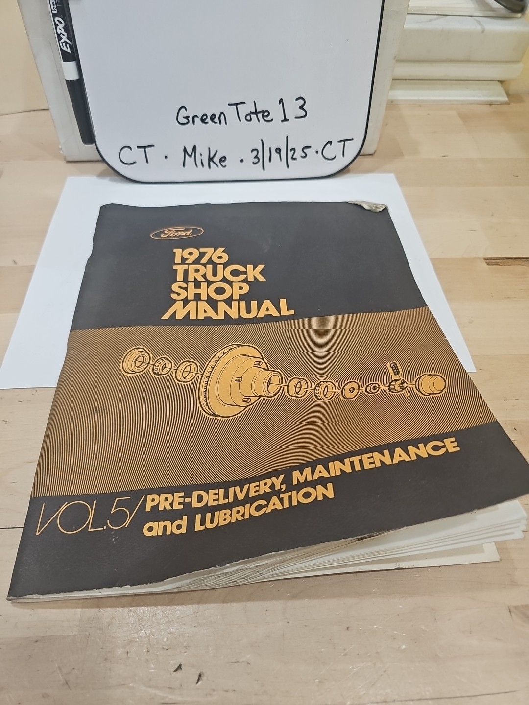 1976 Ford Truck Shop Manual Vol 5 Predelivery Maintenance and Lubrication