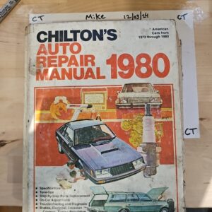 1980 Chilton's Auto Repair Manual 1973-1980 #6850
