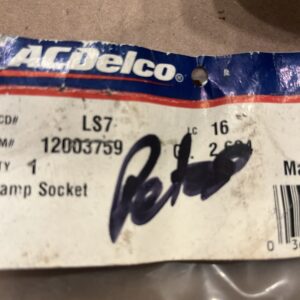 1984-90 CORVETTE (AND OTHER GM CARS)NOS, OEM TURN/TAIL/STOP LAMP SOCKET 12003759