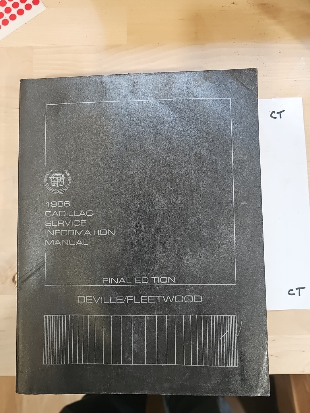 1986 Cadillac DEVILLE FLEETWOOD Repair Service Shop Manual Final Edition FACTORY