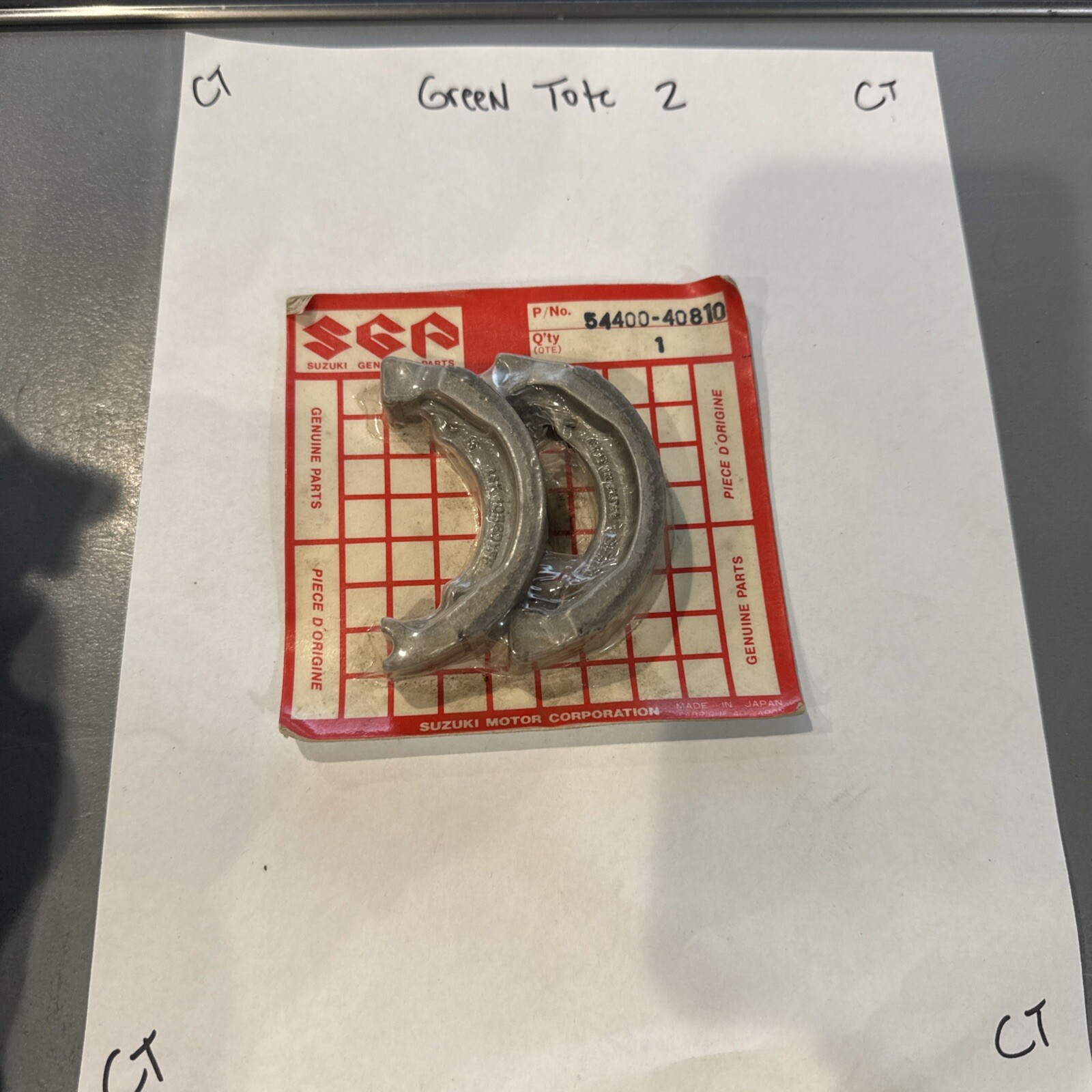 1991 - 2023 Suzuki LT80, LTAG50 Front Brake Shoes 54400-40810 OEM SUZUKI