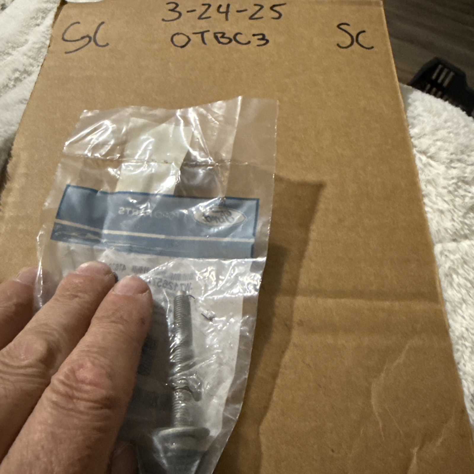 (1)Genuine Ford W712657-S439 Battery Holder Bolt OEM New Sold Individually - Image 3