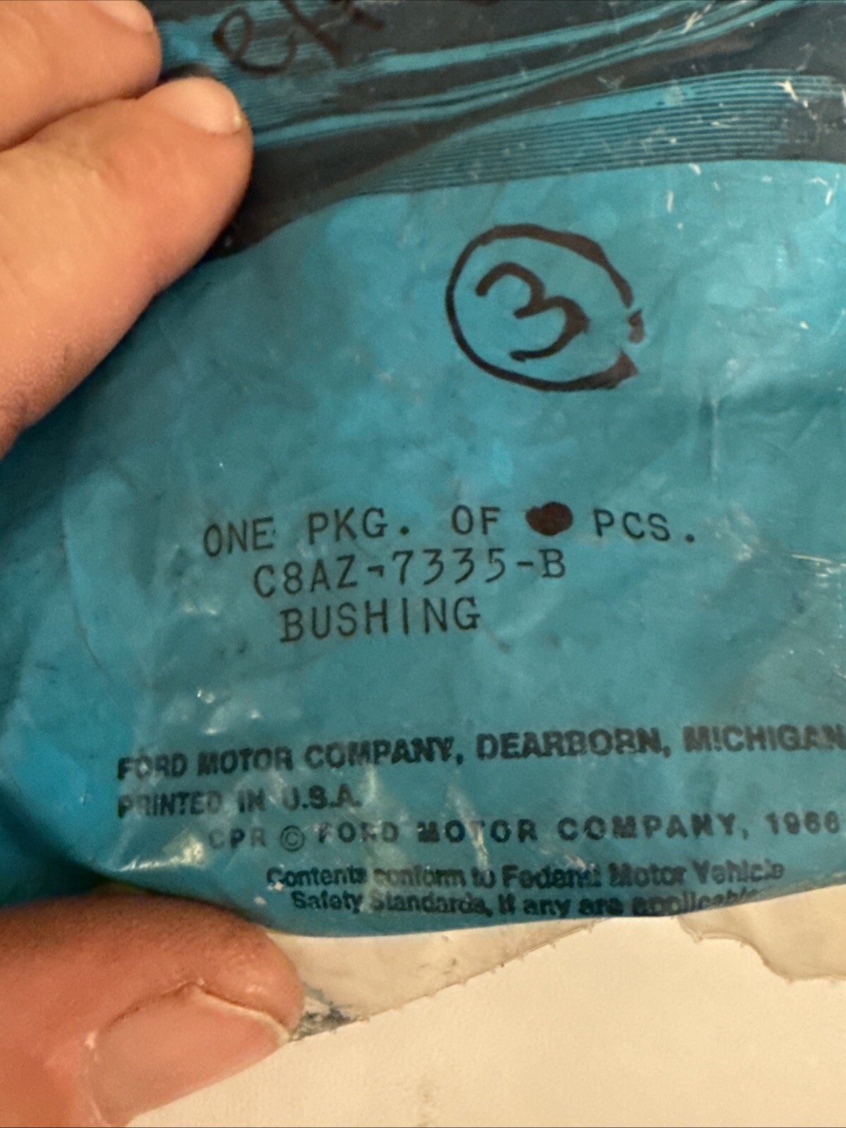 (1)NOS 1968-1972 Ford Galaxie 3spd Transmission Socket Bushing Part# C8AZ-7335-B - Image 4