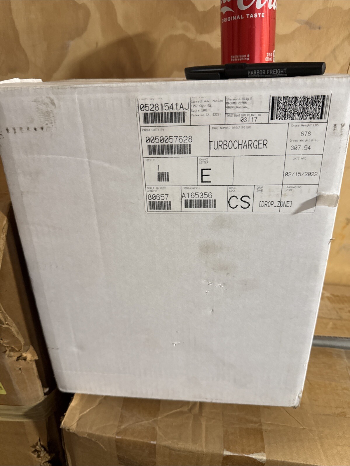 2019-2023 Jeep Cherokee Turbocharger 05281541AJ Genuine Mopar Oem