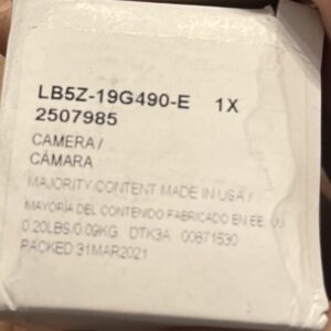 2020-2023 Ford Explorer Rear Lift gate Park Assist Camera OEM LB5T-19G490-E