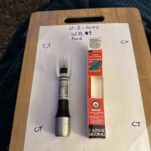 2021-2024 Ford Bronco OEM Touch Up Paint Bottle Iconic Silver JS w/ Clear Coat