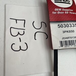 3PK850 BANDO Serpentine Belt for 2016-2019 Chevy Volt 1.5L (5030335)