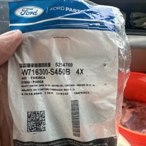 4 PACK Genuine Ford Spacer Retainer Nut W716300-S450B