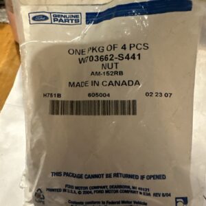 4pcs Genuine OEM Ford W703662-S441 Exhaust Manifold Nut 01-10 Ranger 2.3L NOS