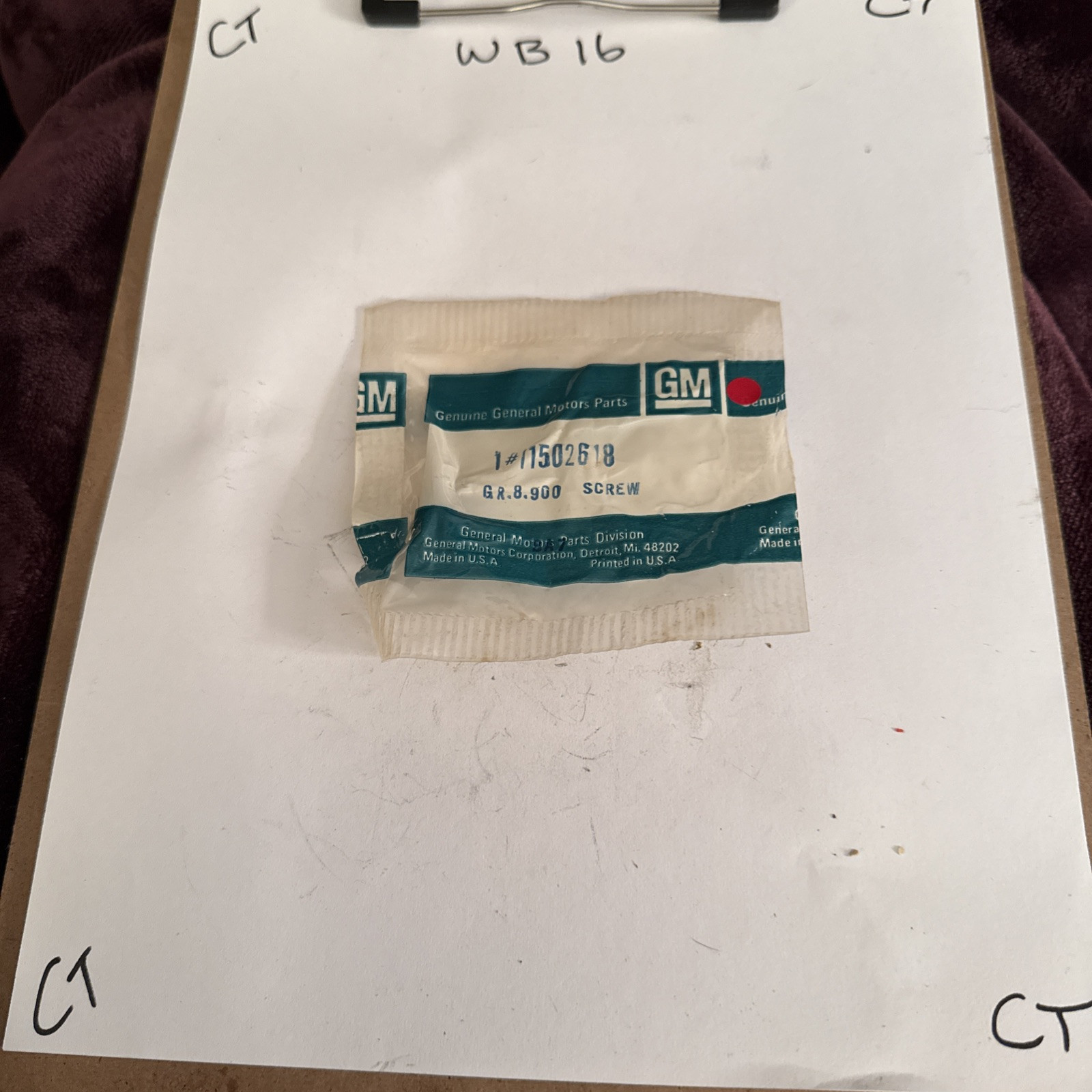 50 M4-.7 x 16mm Hex Head Sems Body Bolt with Dog Point For GM 11502618