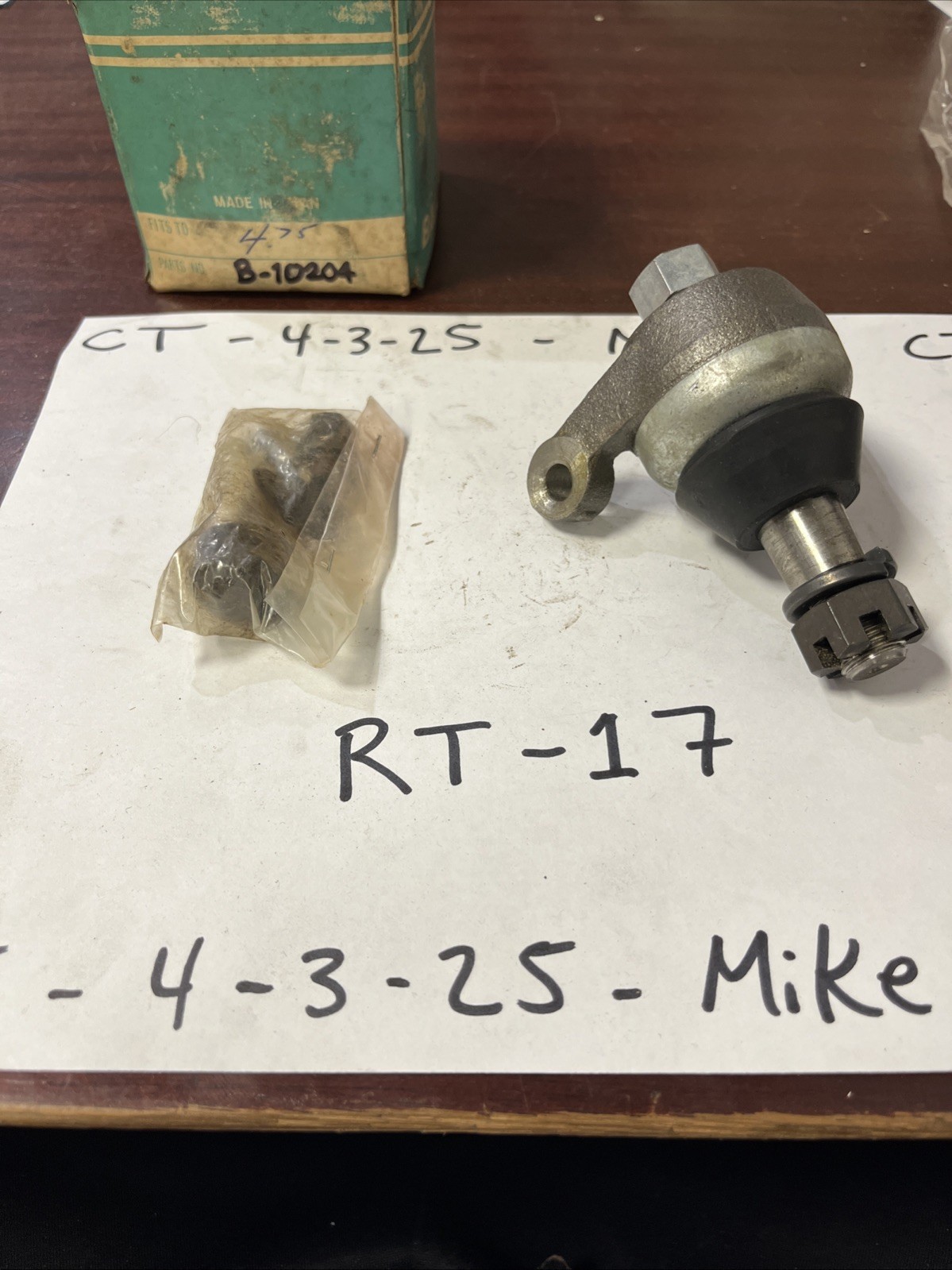 58-70 Chevrolet Passenger 63-82 Corvette Lower Ball Joint B-10204 10204 K6035 - Image 4