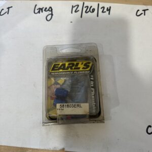 581803ERL Earl's -3 AN Aluminum Tube Nut