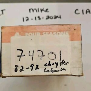 74701 Four Seasons Heater Valve Front for Le Baron Ram Van Caravan 600