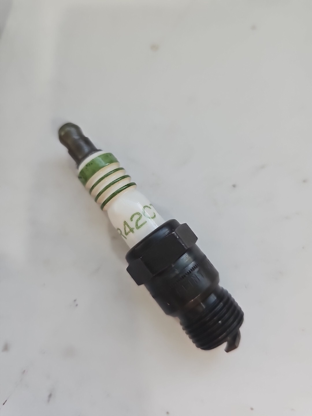 8 New Ac Delco R42CT Green Ring Spark Plugs GM 5613938 - Image 3