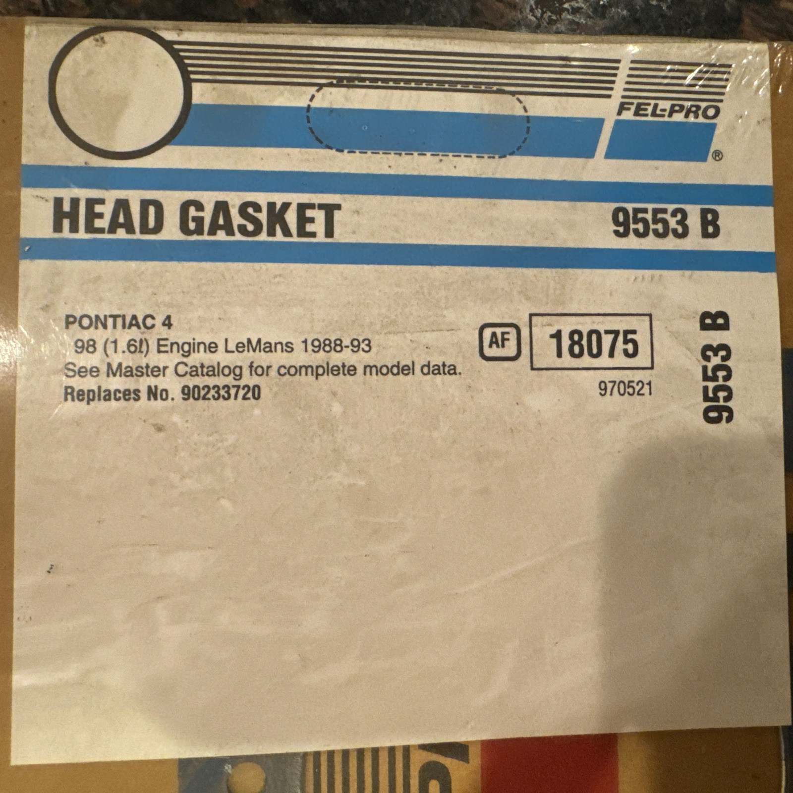 9553 B Fel-Pro Automotive Engine Cylinder Head Gasket FelPro 9553B - Image 3