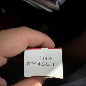 A/C Compressor Control Relay Standard RY465T