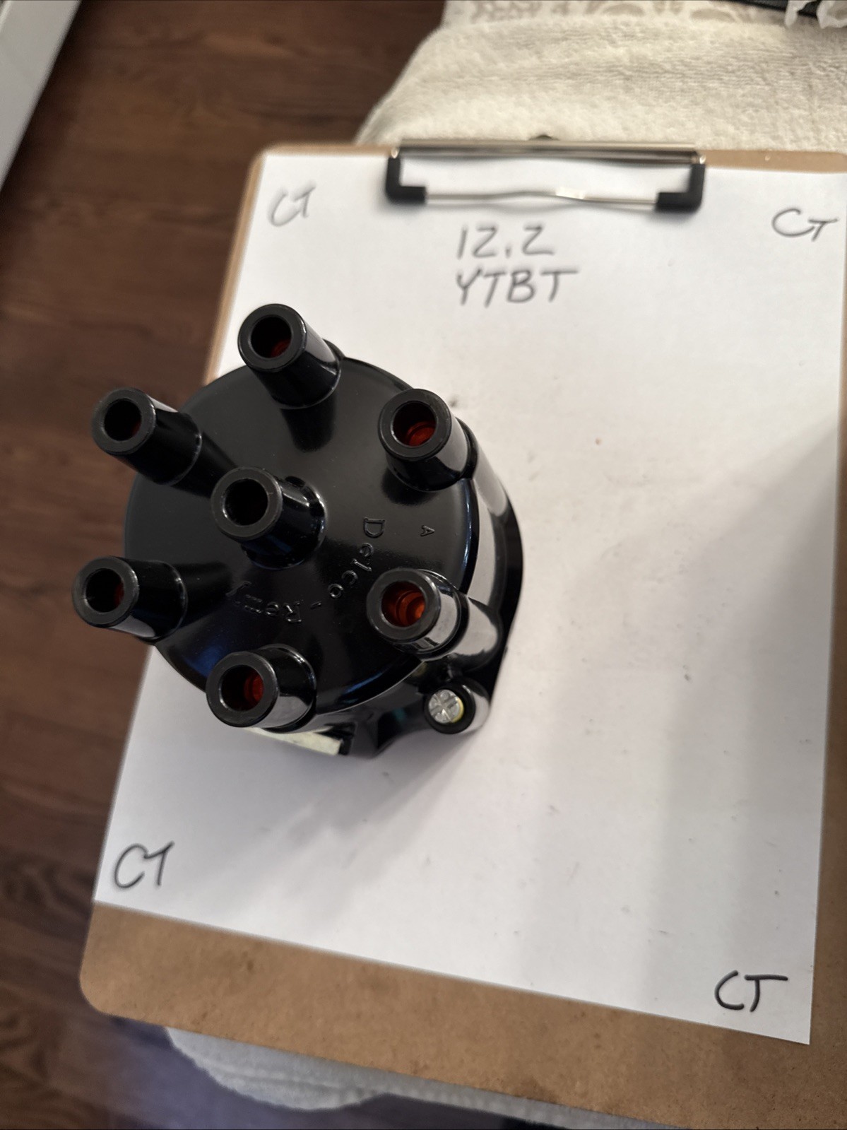 AC DELCO D-315 Distributor CAP 1960 1961 1962 1963 GM 1952738 6-cylinder NOS