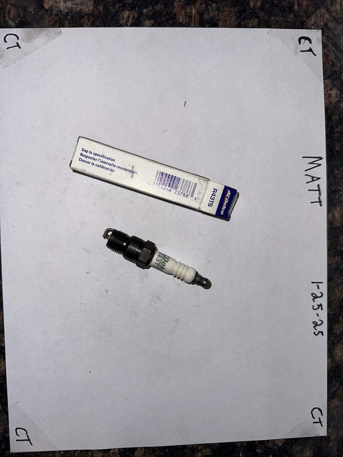 ACDELCO R43TS SPARK PLUG