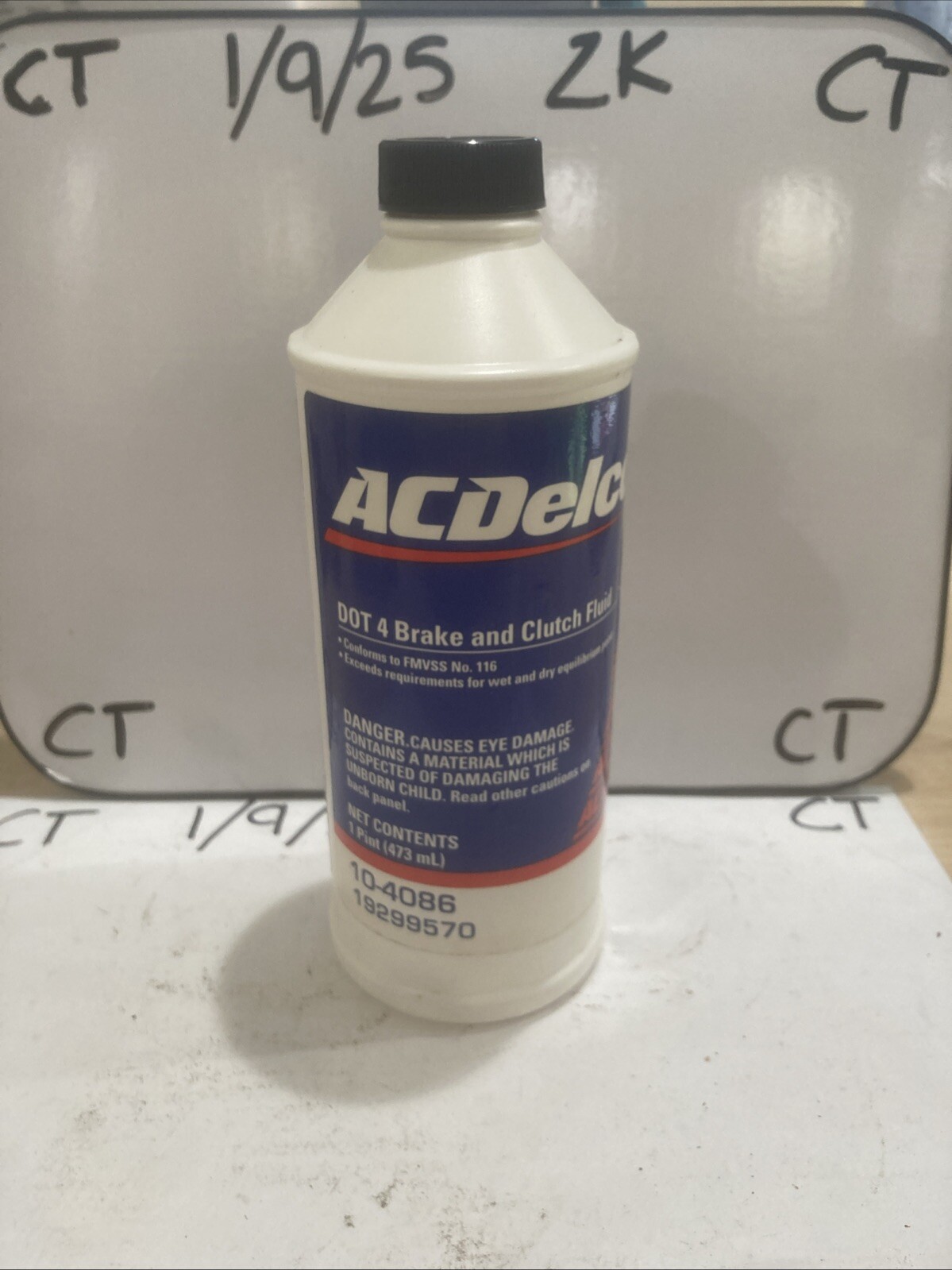 ACDelco 10-4086 Gm Original DOT 4 Hydraulic Brake And Clutch Fluid