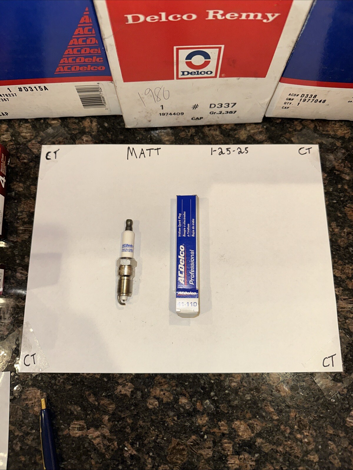 ACDelco 41-110 GM Original 12680072 Professional Iridium Spark Plug