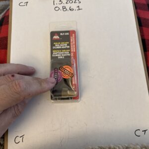 AGS BLF-22C Brass Adapter, 3/8"-24 Inverted To 7/16"-24 Inverted