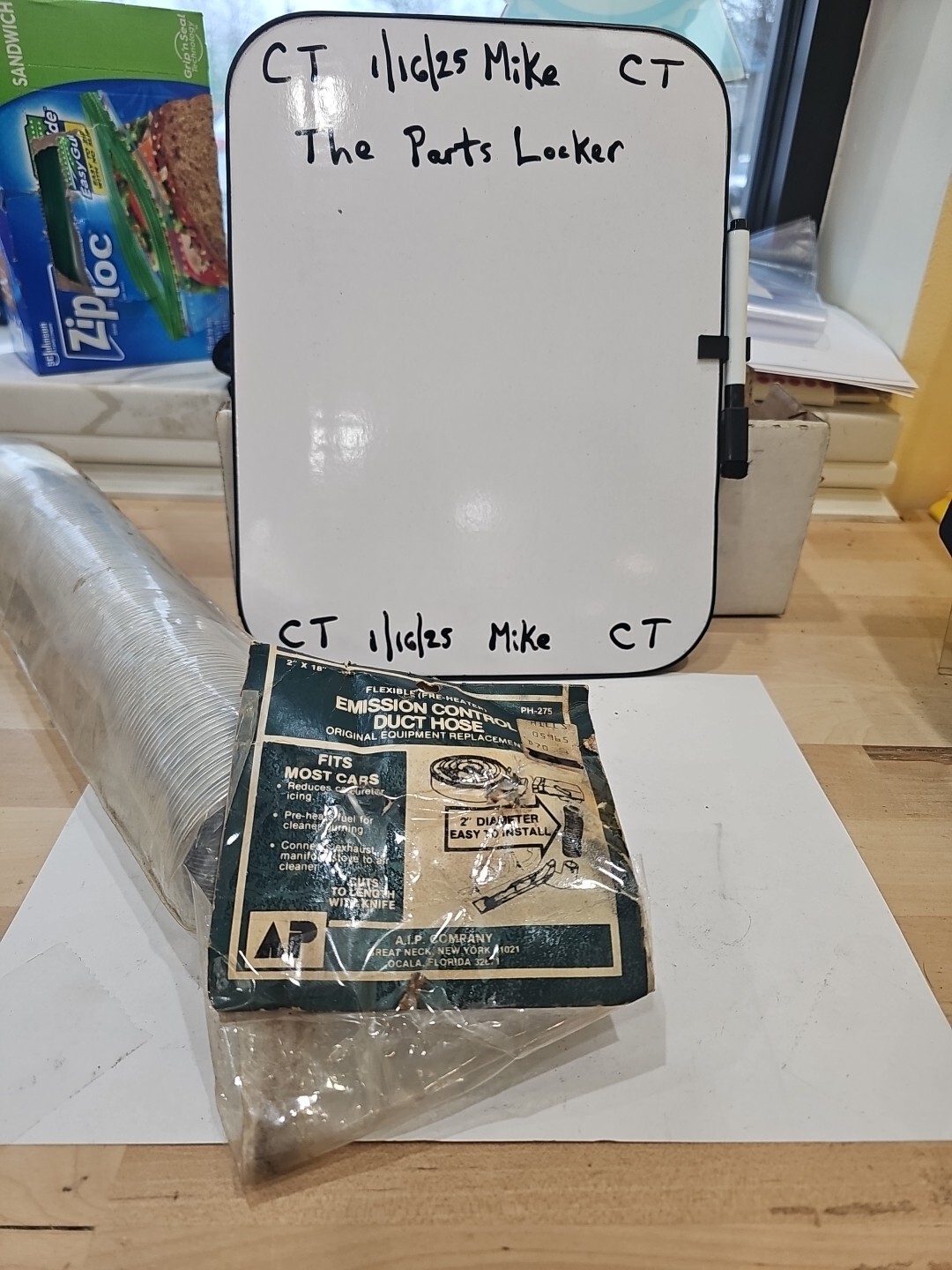 A.I.P. Company Flexible Emission Control Hose 2" Diameter 18" Long