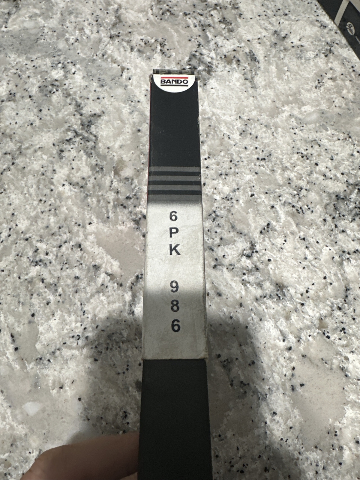 Accessory Drive Belt Bando 6PK986 fits 01-05 Honda Civic 1.7L-L4 - Image 3