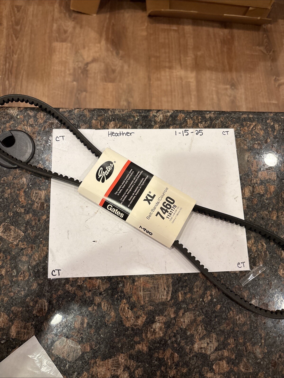 Accessory Drive Belt-High Capacity V-Belt 7460 Gates XL 11A1170 - Image 3