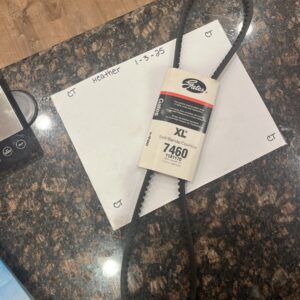 Accessory Drive Belt-High Capacity V-Belt 7460 Gates XL 11A1170