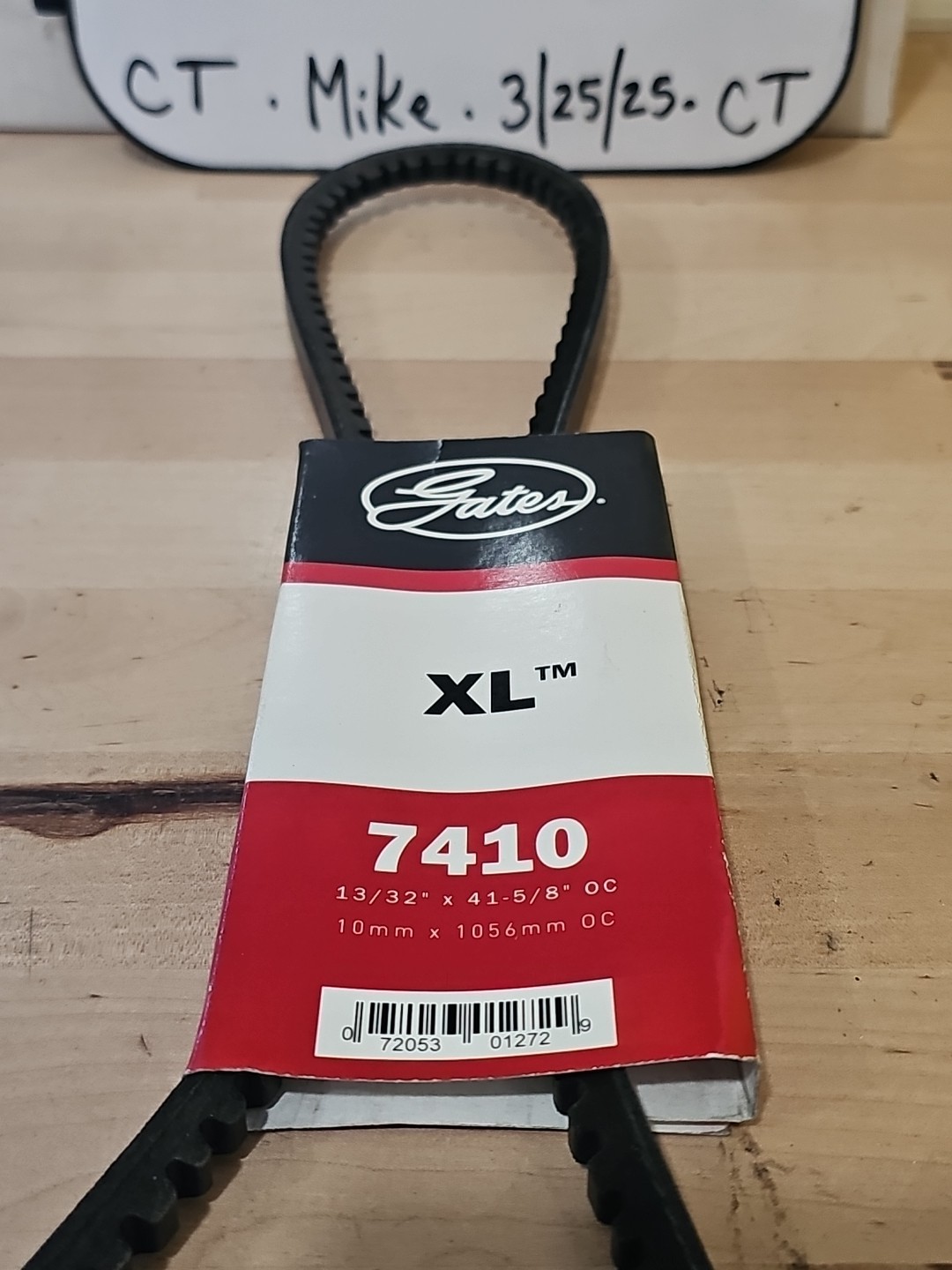 Accessory Drive Belt fits 1962-1970 Triumph Spitfire Herald Gates 7410 - Image 3