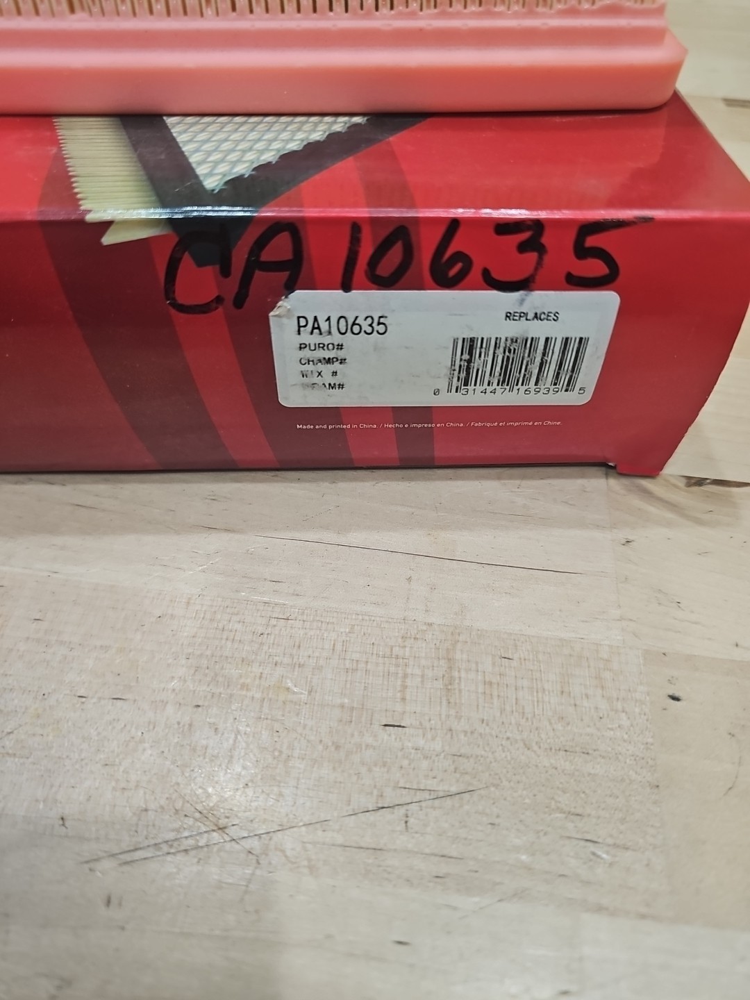 Air Filter Power Train Components PA10635 - Image 5