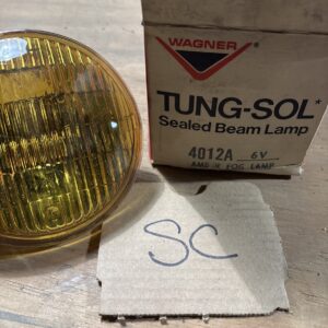 Amber Tung-Sol Vision-Aid Fog lamp 6V p/n 4012A NOS VINTAGE (1)