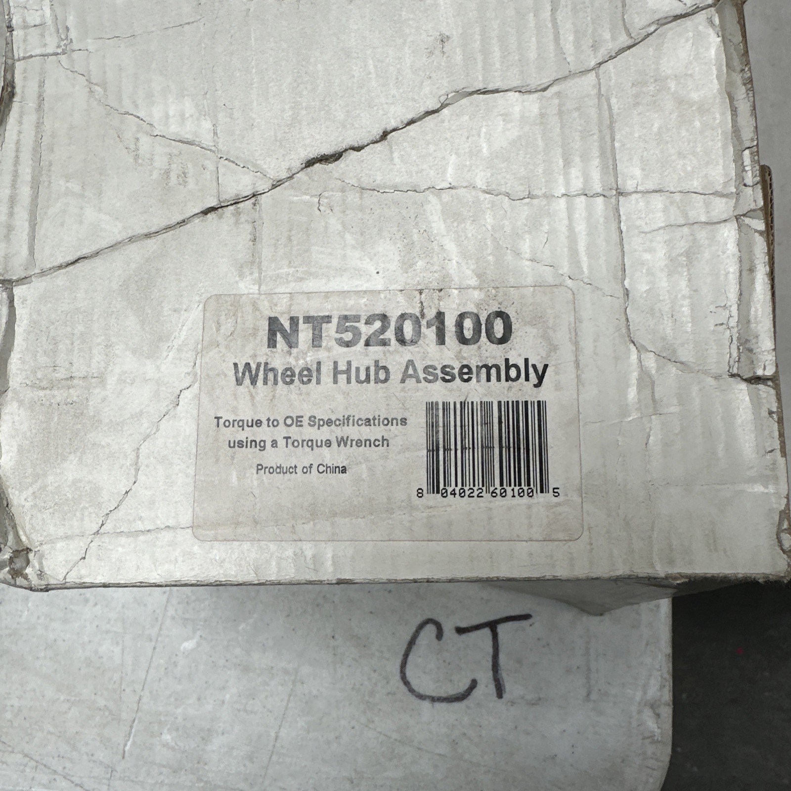 Axle Bearing and Hub Assembly Repair Kit-FWD CRS Automotive Parts NT520100