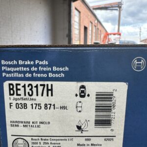 BE1317H Bosch Brake Pad Sets 2-Wheel Set Rear for MB Mercedes Van Sprinter 2500