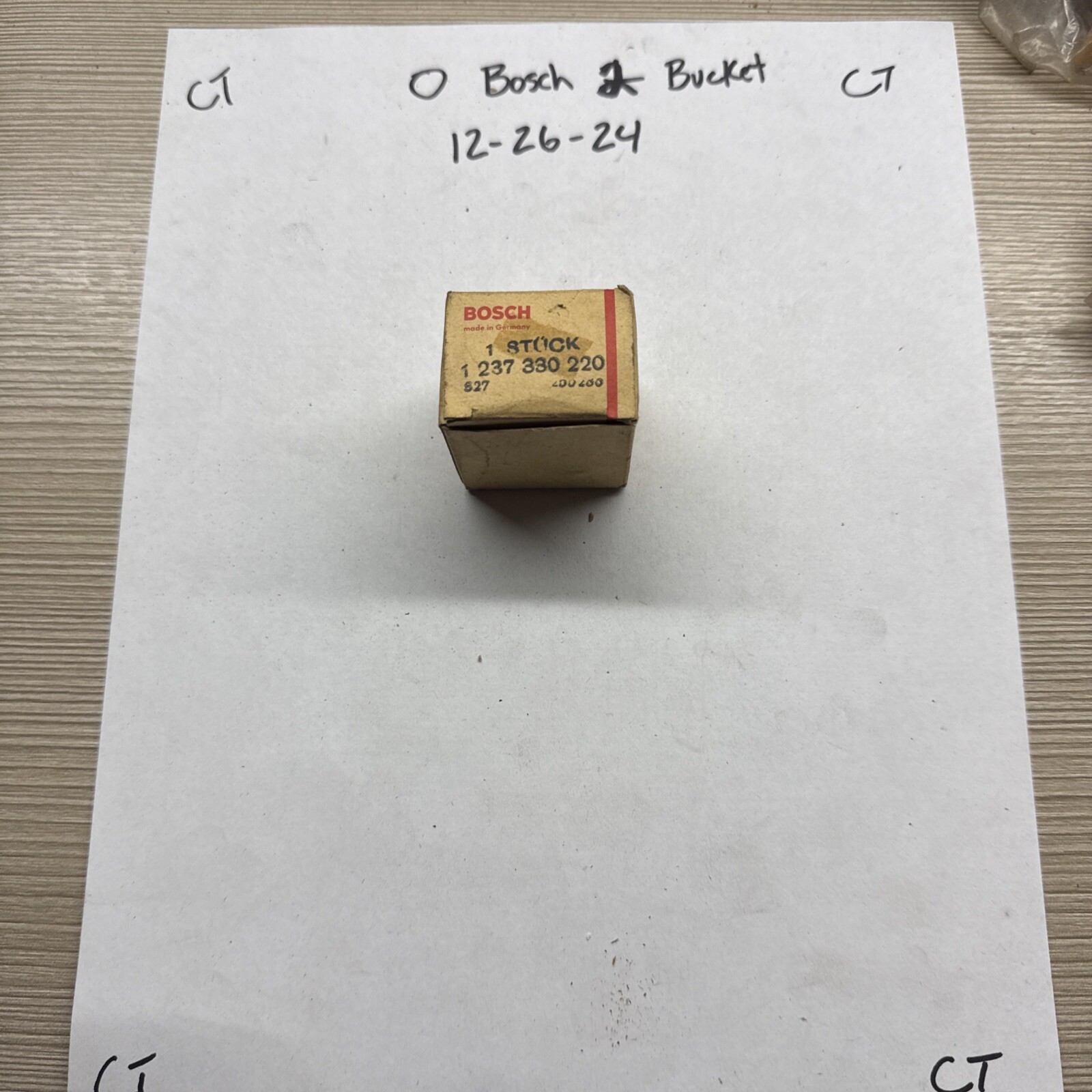 BOSCH Condenser 02054 VW Volkswagen Beetle Transporter Camper Bus, Camp, Porsche