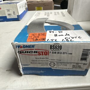 BS639 Bosch Brake Shoe Sets 2-Wheel Set Rear Sedan for Honda Civic 1989-1991